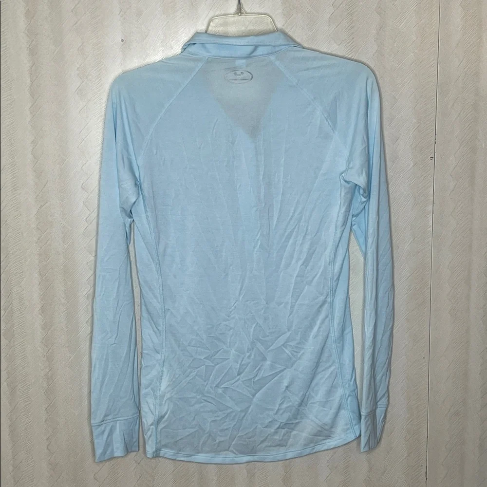 🆕 UNDER ARMOUR Women’s Blue Quarter Zip Size S